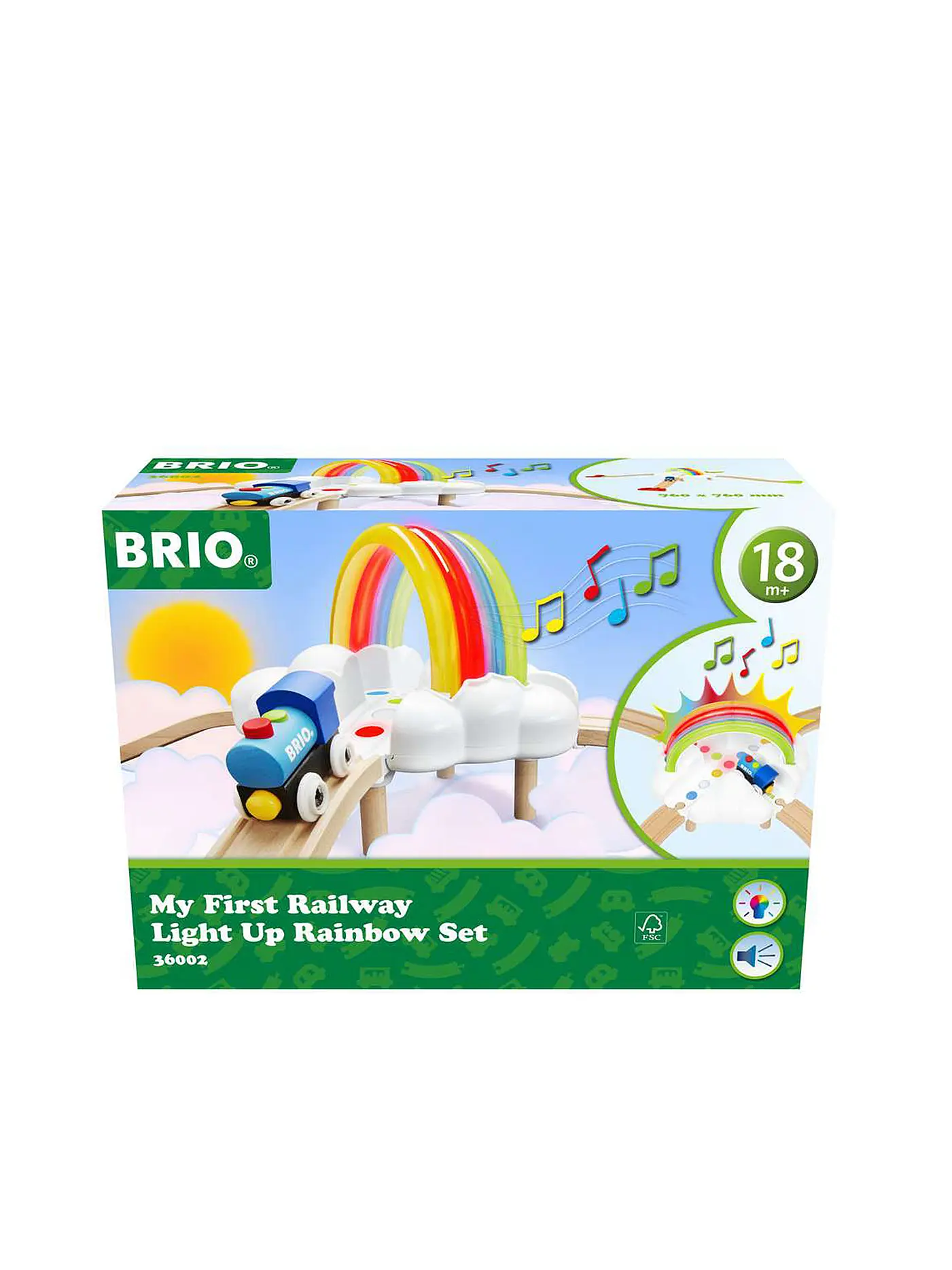 BRIO | Mein erstes Bahn Regenbogen Set | 